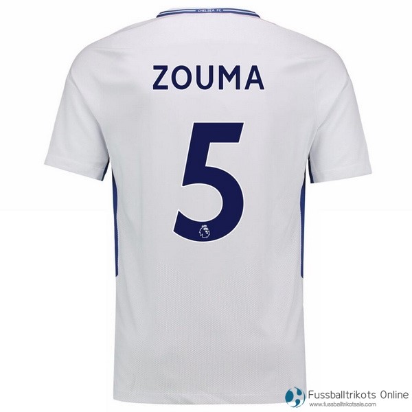Chelsea Trikot Auswarts Zouma 2017-18 Fussballtrikots Günstig